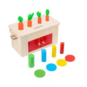 Kit de Brinquedo Montessori 4 em 1 para Crianças de 6 Meses a 3 Anos, Adena Montessori