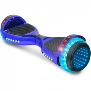 TPS Power Sports Hoverboard Off Road com Alto Falante Bluetooth, Luz LED, Azul