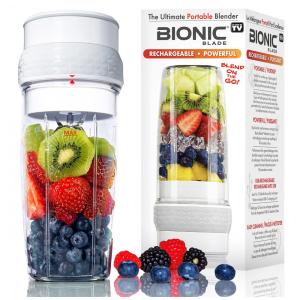 Liquidificador Pessoal Portátil 490mL para Vitaminas, 1500W, Emson, Branco