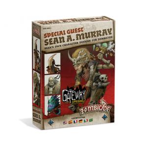 Jogo de Estratégia Zombicide Green Horde 1 a 6 Jogadores, Para Maiores de 12 Anos, CMON GUF039, Marrom