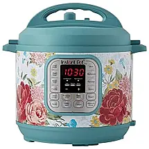 The Pioneer Woman Instant Pot DUO60 6 Quart Frontier Rose 7 In 1 Multi Use Programmable Pressure Cooker, Slow Cooker, Rice Cooker, Sauté