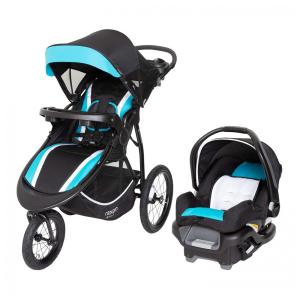 Carrinho de Bebê com Cadeira para Carro Baby Trend NexGen, Rosa e Preto