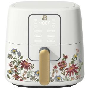 Fritadeira elétrica air fryer Beautiful TurboCrisp 6L branca Wildflower 1750W 110V painel touch