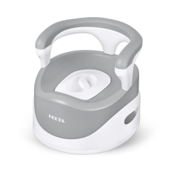 Troninho Realista Interativo para Crianças com Assento Ergonômico, HEETA HP021H, Cinza