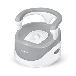 Troninho Realista Interativo para Crianças com Assento Ergonômico, HEETA HP021H, Cinza