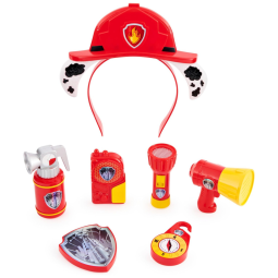 Kit 8 Peças de Acessórios do Personagem Marshall Movie Rescue para Crianças Acima de 3 Anos, Patrulha Canina