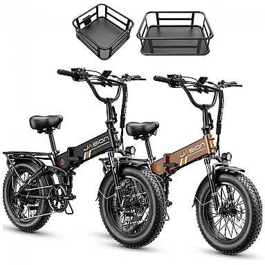 Kit 2 bicicletas elétricas dobráveis