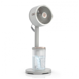 Ventilador Shark FlexBreeze Pro Mist pedestal e de mesa, com névoa integrada, indoor & outdoor, com fio e sem fio, branco, 110V