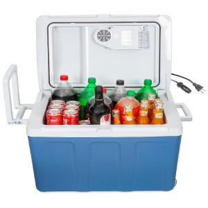 Refrigerador e aquecedor elétrico K Box com rodas para carro e casa, 45 litros