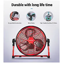 Ventilador Industrial, com 2 Velocidades, 110v, GEEK AIRE CFK2, Vermelho