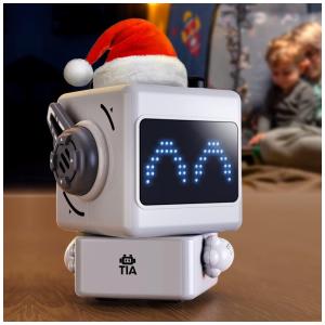 Robô Programável e Inteligente Canta e Dança com Controle de Voz, 3 a 8 Anos, RUKO, Branco