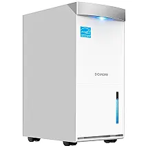Desumidificador 50L com Filtro de Ar Reutilizável, Modos Personalizados e Área 418m2, Domdre, Branco