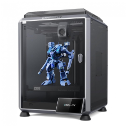 Impressora 3D Creality K1C, Nova Versão 2024 com Velocidade de Impressão Rápida de 600 mm/s, Suporte a Filamento de Fibra de Carbono 300°C