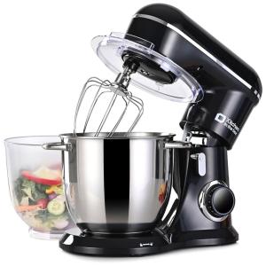 Batedeira 3 em 1, 4,7L com 10 Velocidades, Batedor de Ovos, Gancho de Massa e Batedor Plano, 110V, Kitchen in the box