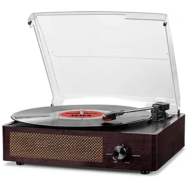 Toca-discos de Vinil com Receptor