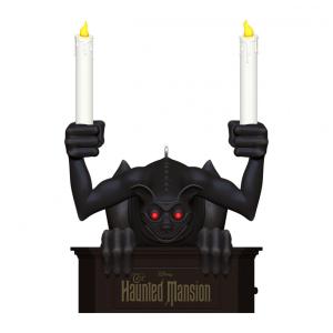 Enfeite Natalino Hallmark Keepsake 2025 Disney The Haunted Mansion Gargoyle com Luz, Plástico, 8,3 x 11,4 x 10,2cm