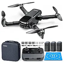 Drone com Câmera 4K para Adultos com 78 Min de Voo, GPS, Transmissão 5G e 3 Baterias, Ruko, Preto