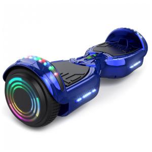 Hoverboard Hoverstar Cromo Azul com Bluetooth e Rodas LED – Crianças e Adolescentes