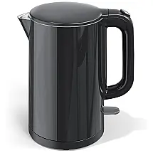 Chaleira Elétrica 1.5L, Aço Inoxidável, 1200W, 110v, AIRYOYO, Preto