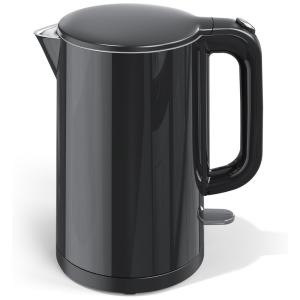 Chaleira Elétrica 1.5L, Aço Inoxidável, 1200W, 110v, AIRYOYO, Preto