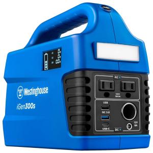 Westinghouse iGen300s Gerador de Energia Solar Portátil a Bateria de Lítio 300W 600W 296Wh