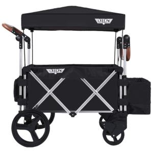 Keenz Stroller Carrinho de Bebê e Passeio Dobrável e Multifuncional, Peso Máximo 49 kg, Preto