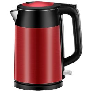 Chaleira Elétrica 1.8L com Desligamento Automático e Proteção de Fervura, 1800W, 110v, MUMUJJ, Vermelho