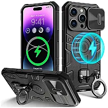 Capa para Iphone 14 Pro Max de Alta Resistencia Nível Militar, Wefor, Preta