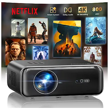 Projetor smart externo WiMiUS preto