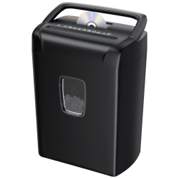Fragmentadora de Papel e Cartões e CDS até 12 Folhas com Corte Transversal, 110V, Bonsaii, Preta