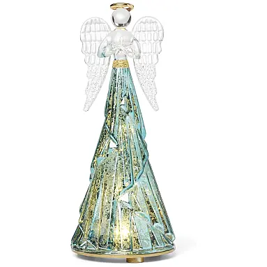Anjo de Natal em Cristal