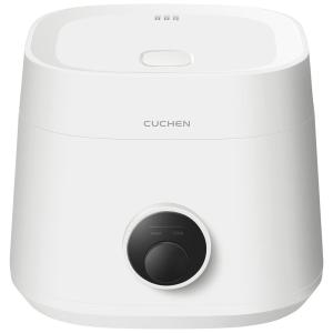 Panela de Arroz Elétrica, 6 Xícaras Cruas, Tampa Removível e Interior Antiaderente, 110V, CUCHEN CRE D0601W, Branca