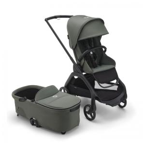 Carrinho de Bebê para Passeio com Berço e Assento Ajustável e Cesto Grande, Bugaboo, Verde