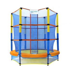 Cama Elastica Infantil com Diâmetro e Rede de Proteção para até 100 kg, UPPER BOUNCE, Azul