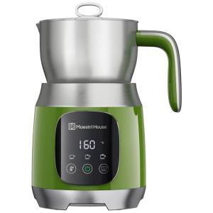 Maestri House MMF 9304 Espumador de Leite Elétrico, Capacidade 600 mL, Aço Inox, 110V, Verde