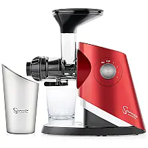 Centrífuga de Frutas, 4 Velocidades, Aço Inoxidável, 150W, 110v, SANA, Vermelho