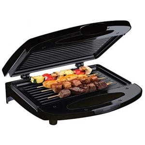 Grill Antiaderente Elétrico Serve 2 Porções, 110V 600W, Chefman, Preto
