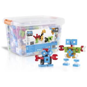 Kit de blocos de montar IO Blocks Guidecraft com 500 peças multicoloridas para construção e atividades STEM educativas