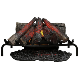 Lareira Elétrica Ecológica com Base de Toras Falsas e Efeito de Chama LED, 110V 1500W, Dimplex