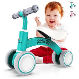 Bicicleta sem Pedal Infantil com 4 Rodas para Crianças de 1 a 4 Anos, URBANITE, Azul