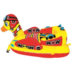 World Boia Rebocável Aquática para 1 Pessoa, Amarela, WOW SPORTS, Amarelo