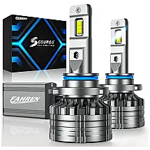 Kit Xenon Lâmpadas LED Branca 16000 Lumens 6000K, HB3, 2 Peças, FAHREN 9005, Prateado