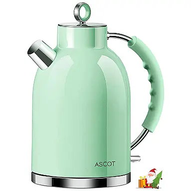 ASCOT Chaleira Elétrica, Aço Inoxidável,
