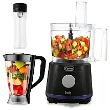 Processador de Alimentos 8 em 1 Capacidade 1,8L 500W, 110v, CYETUS, Preto