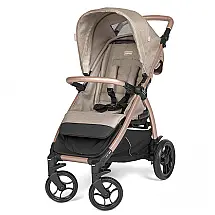 Carrinho de Bebê Leve com Todos os Recursos, Peg Perego Booklet, Ouro Rosa