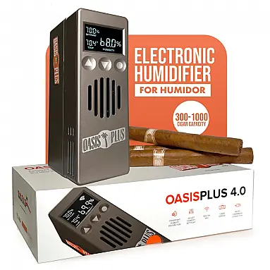Umidificador Eletrônico Cigar Oasis Plus