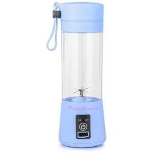 Liquidificador Pessoal Portátil 380mL para Vitaminas com Carregamento USB, Porta Blender, Azul
