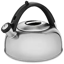 Chaleira de Chá com Apito 2L, aço inoxidável, CUISINART CTK SS2, Prateado