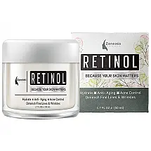 Creme Facial Hidratante Retinol com com Ingredientes Nutritivos Reduz Linhas Finas e Cicatrizes de Acne, 50 mL, ZONE 365 RET2.0.