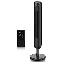 Ventilador de Torre com 3 Velocidades e Controle Remoto, 110V 50W, SENVILLE SENTF 19JRA, Preto